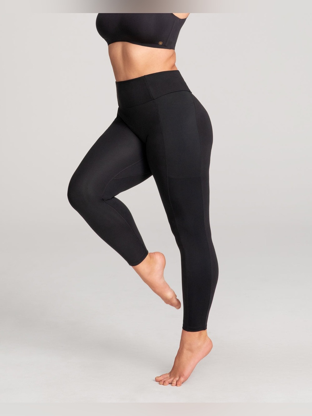 HONEYLOVE InnerPower Leggings High Rise Jet Black Size Extra Large XL - Picture 2 of 16